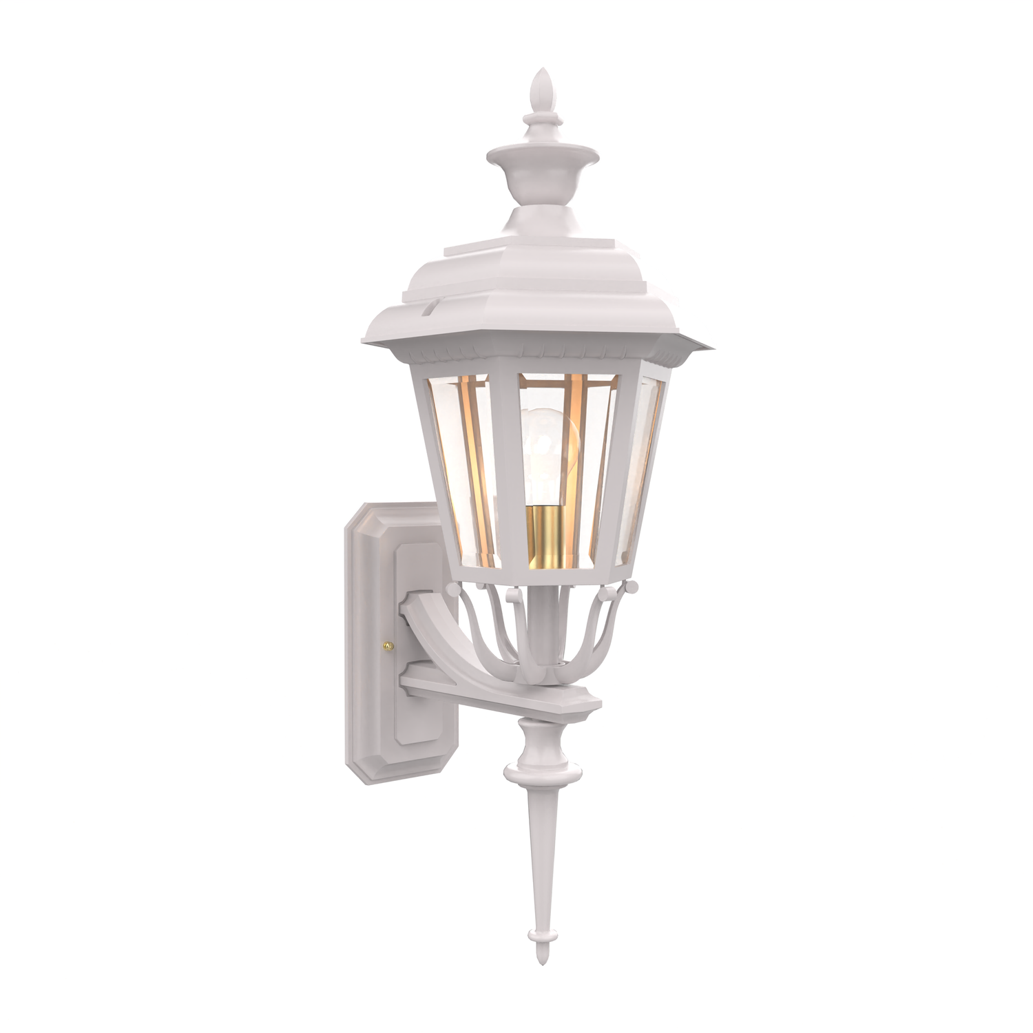 Jamestown - Luminaire mural extérieur montage vers le haut avec tige format moyen - 21413