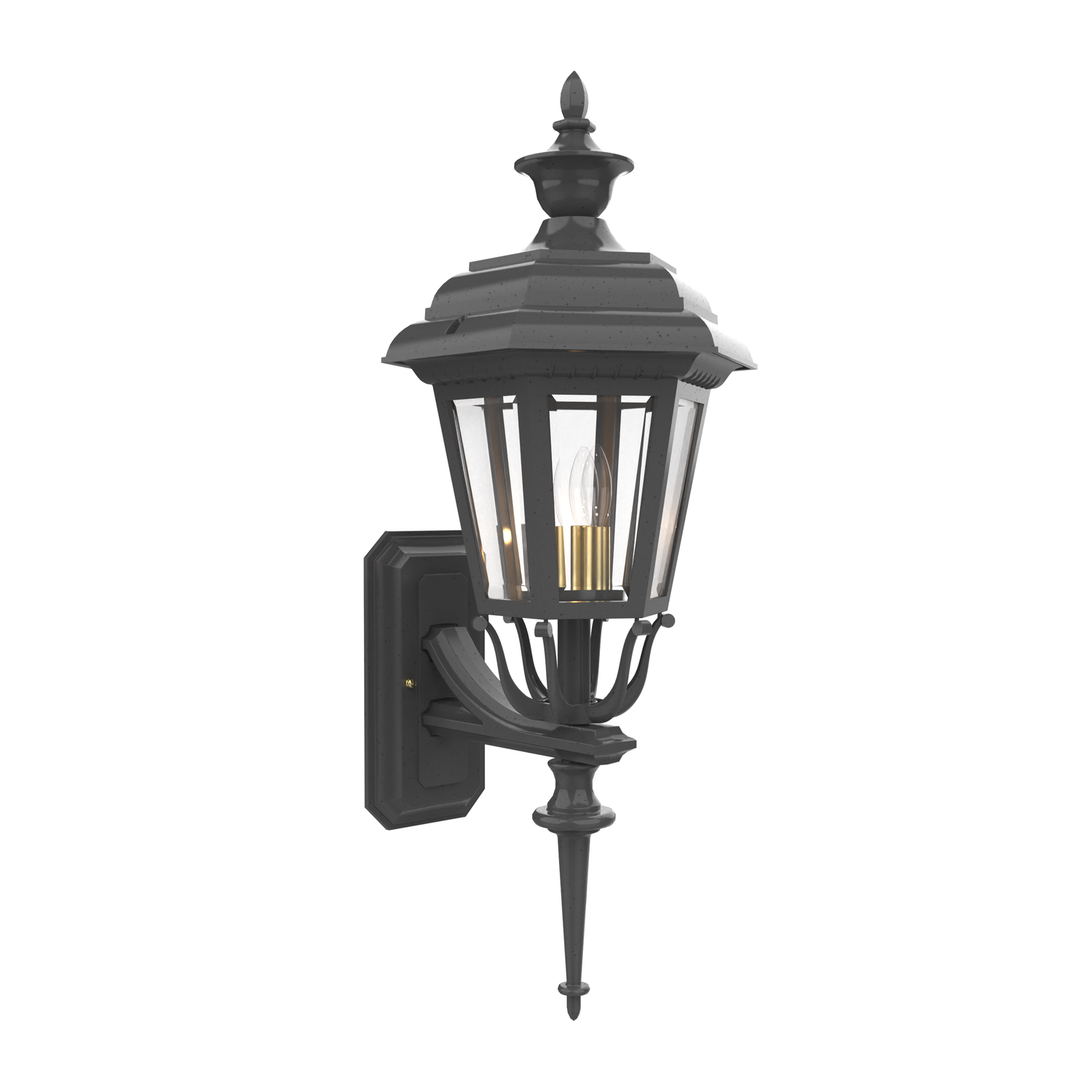 Jamestown - Luminaire mural extérieur montage vers le haut avec tige format moyen - 21413