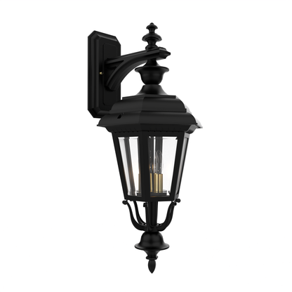 Jamestown - Luminaire mural extérieur montage vers le bas fond fermé format moyen - 21418