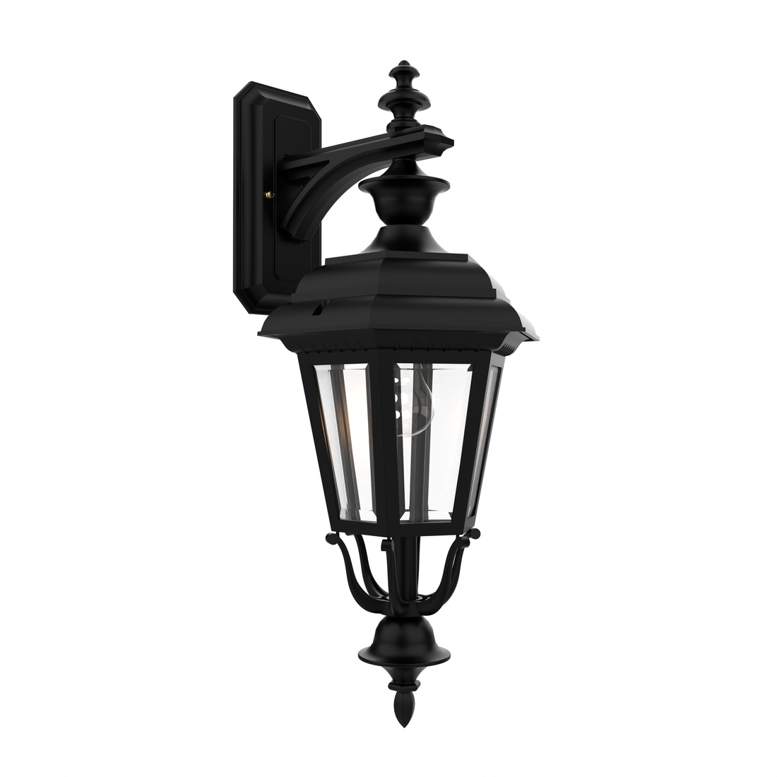 Jamestown - Luminaire mural extérieur montage vers le bas fond fermé format moyen - 21418