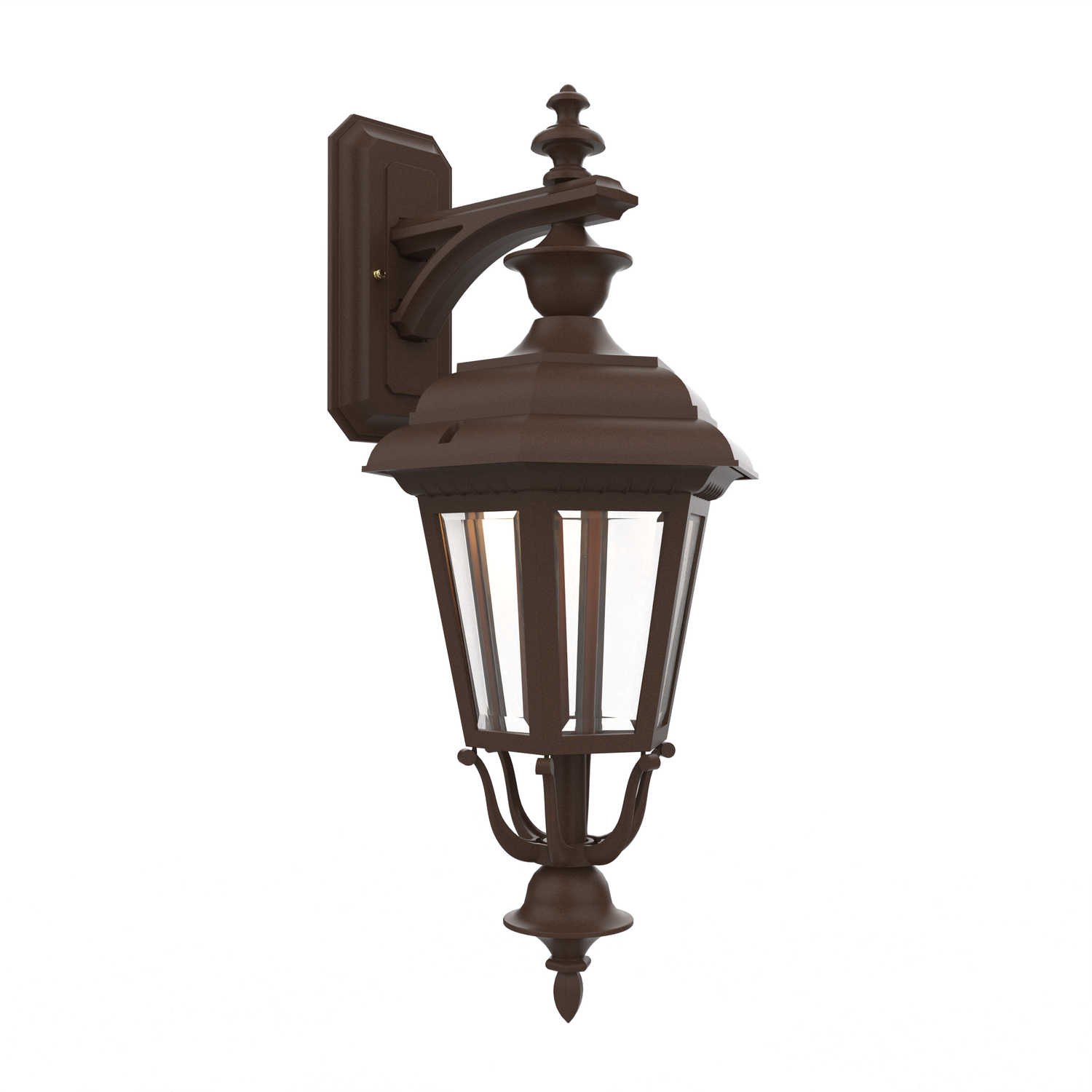 Jamestown - Luminaire mural extérieur montage vers le bas fond fermé format moyen - 21418