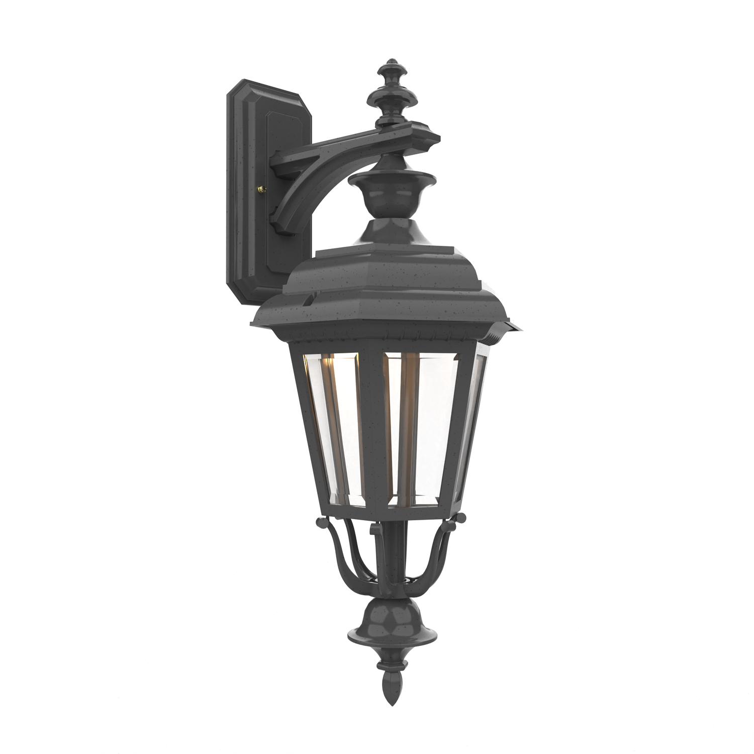 Jamestown - Luminaire mural extérieur montage vers le bas fond fermé format moyen - 21418