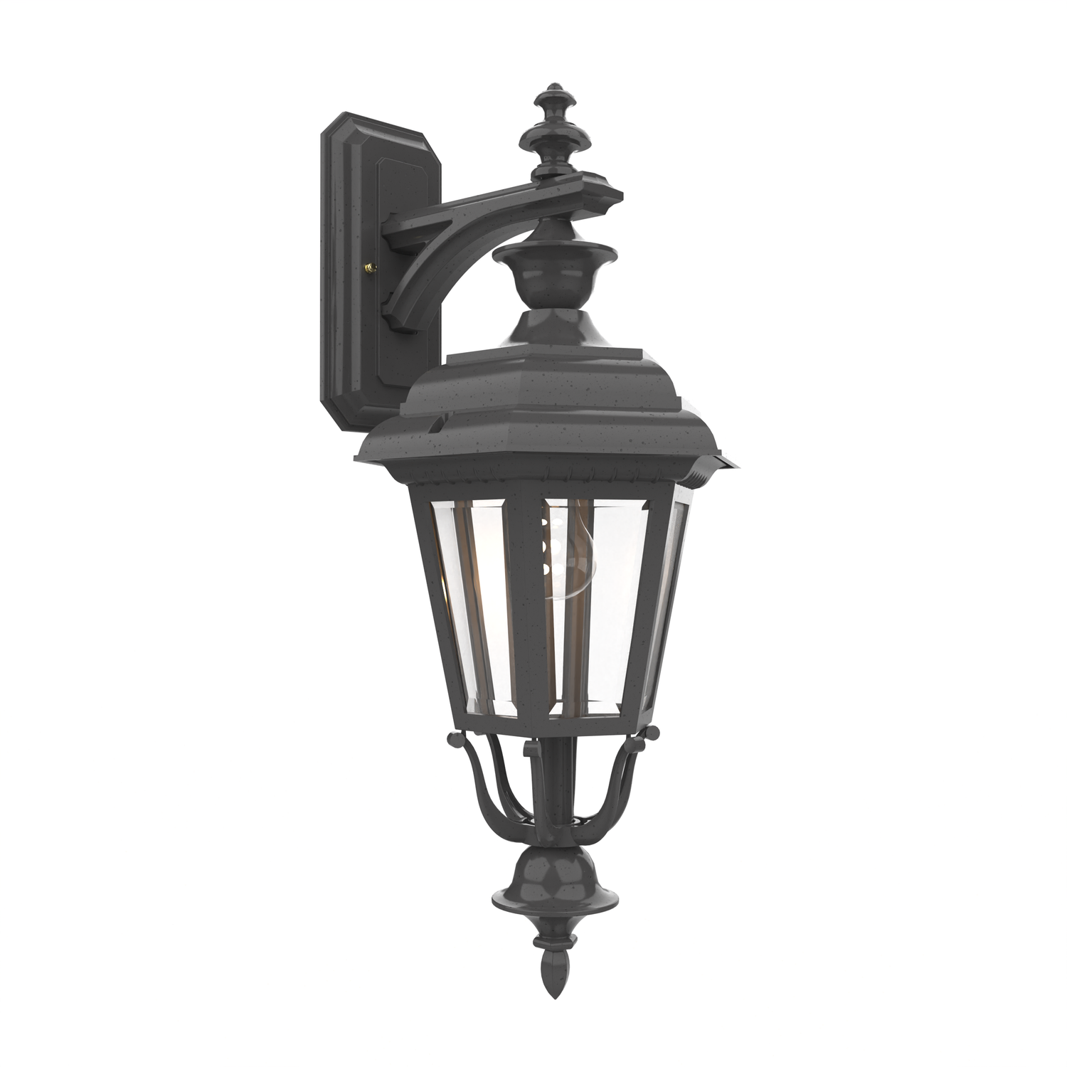 Jamestown - Luminaire mural extérieur montage vers le bas fond fermé format moyen - 21418