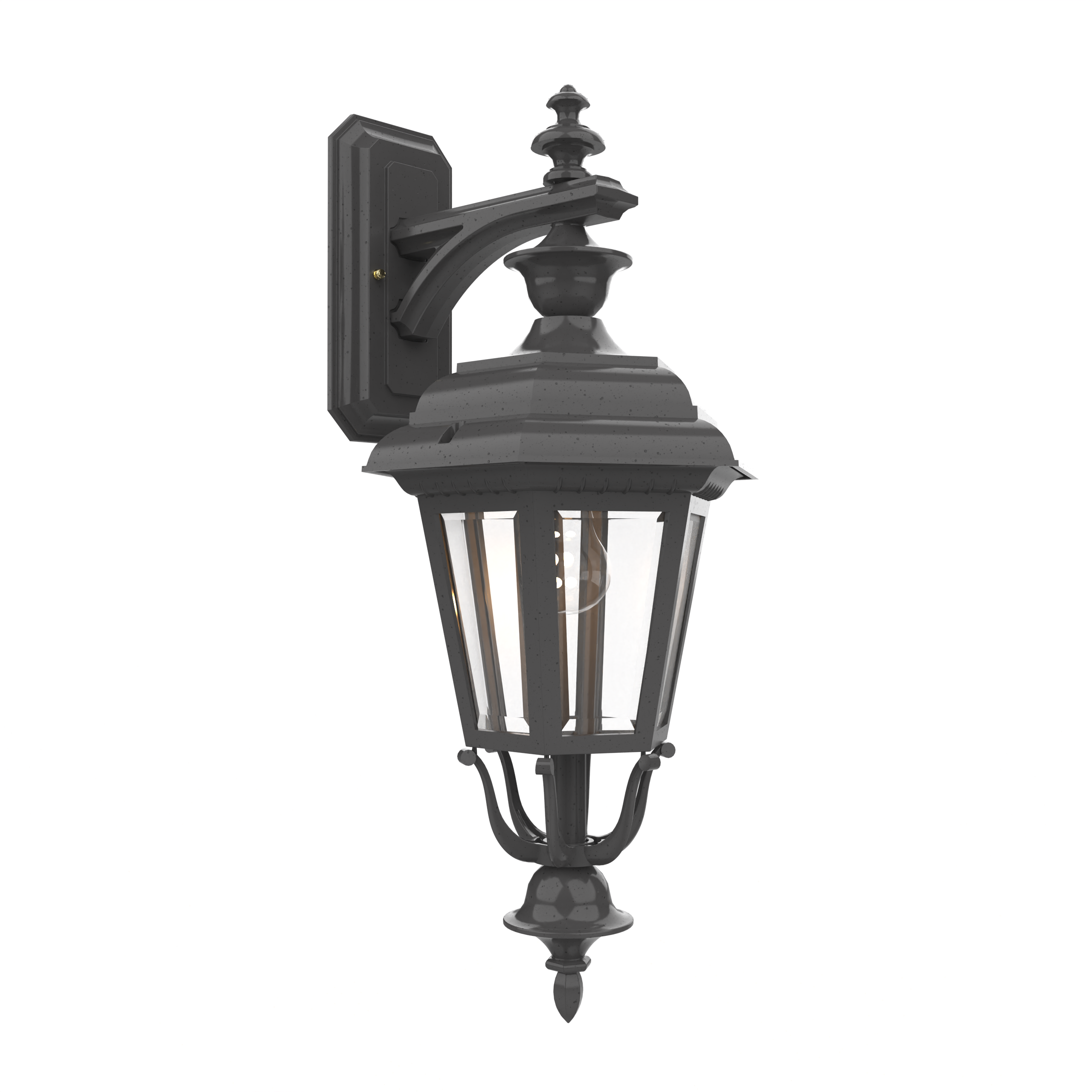 Jamestown - Luminaire mural extérieur montage vers le bas fond fermé format moyen - 21418