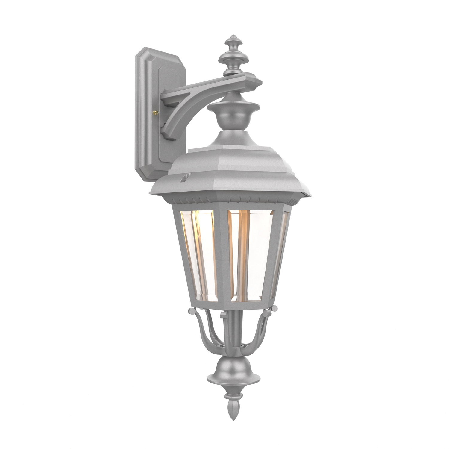 Jamestown - Luminaire mural extérieur montage vers le bas fond fermé format moyen - 21418