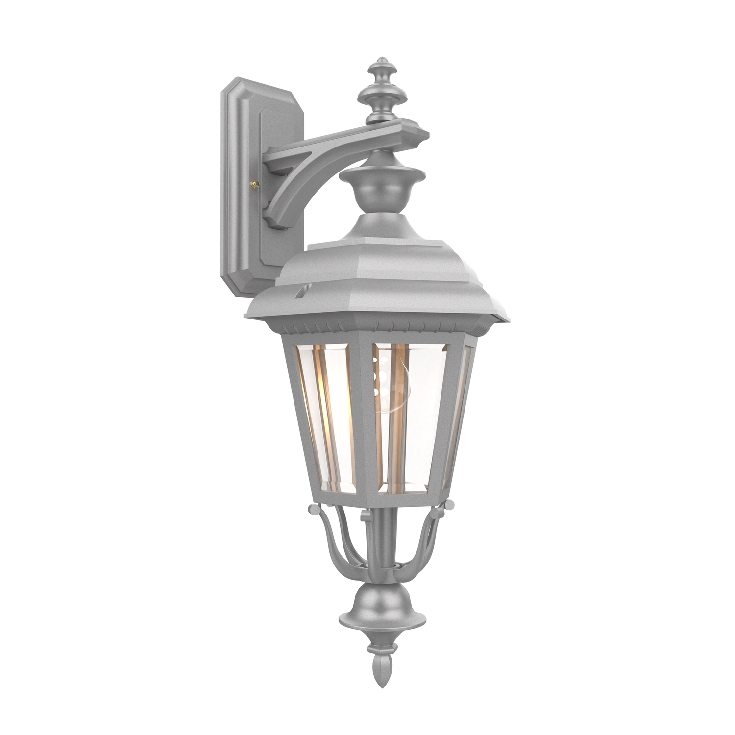 Jamestown - Luminaire mural extérieur montage vers le bas fond fermé format moyen - 21418