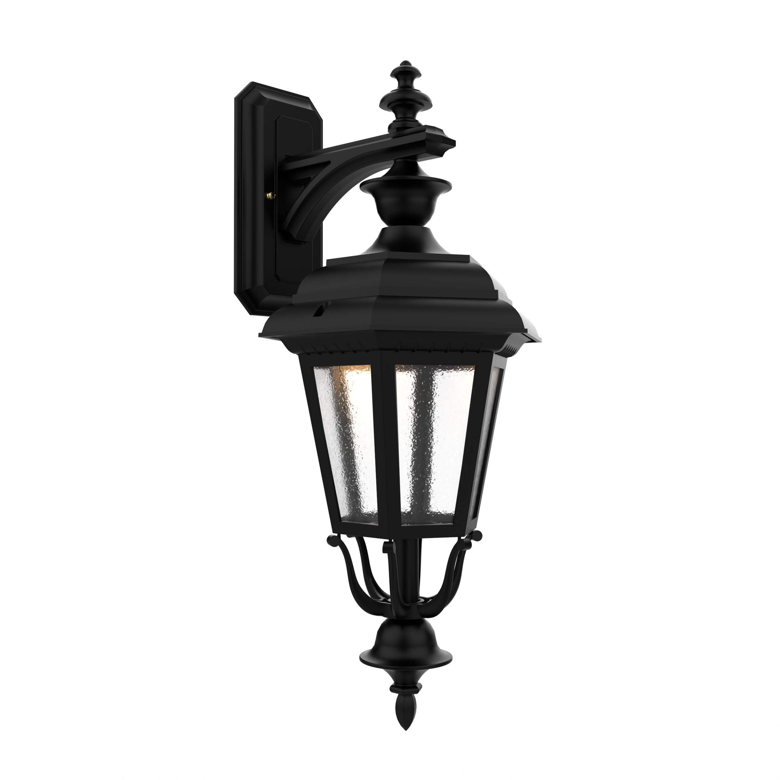 Jamestown - Luminaire mural extérieur montage vers le bas fond fermé format moyen - 21418