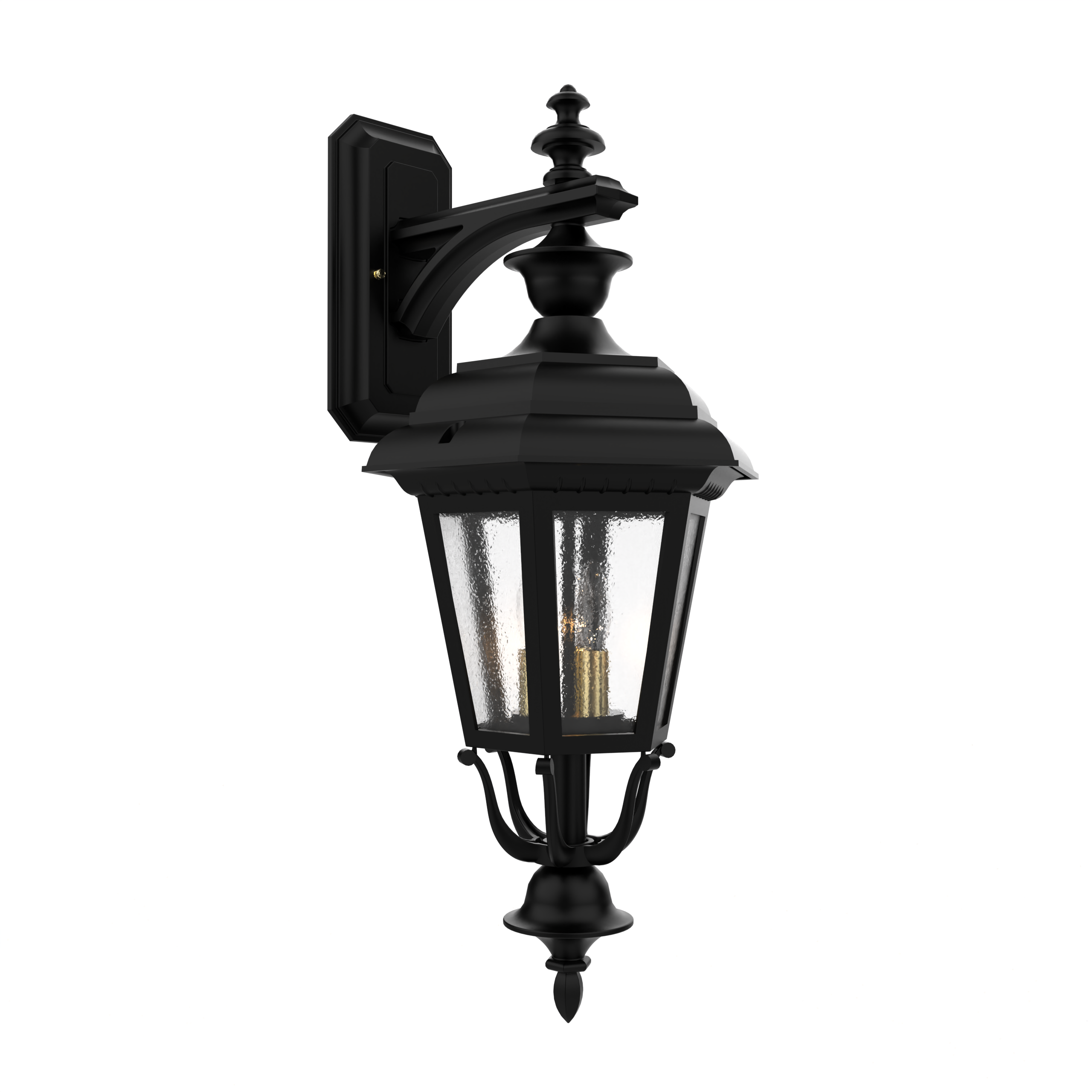 Jamestown - Luminaire mural extérieur montage vers le bas fond fermé format moyen - 21418