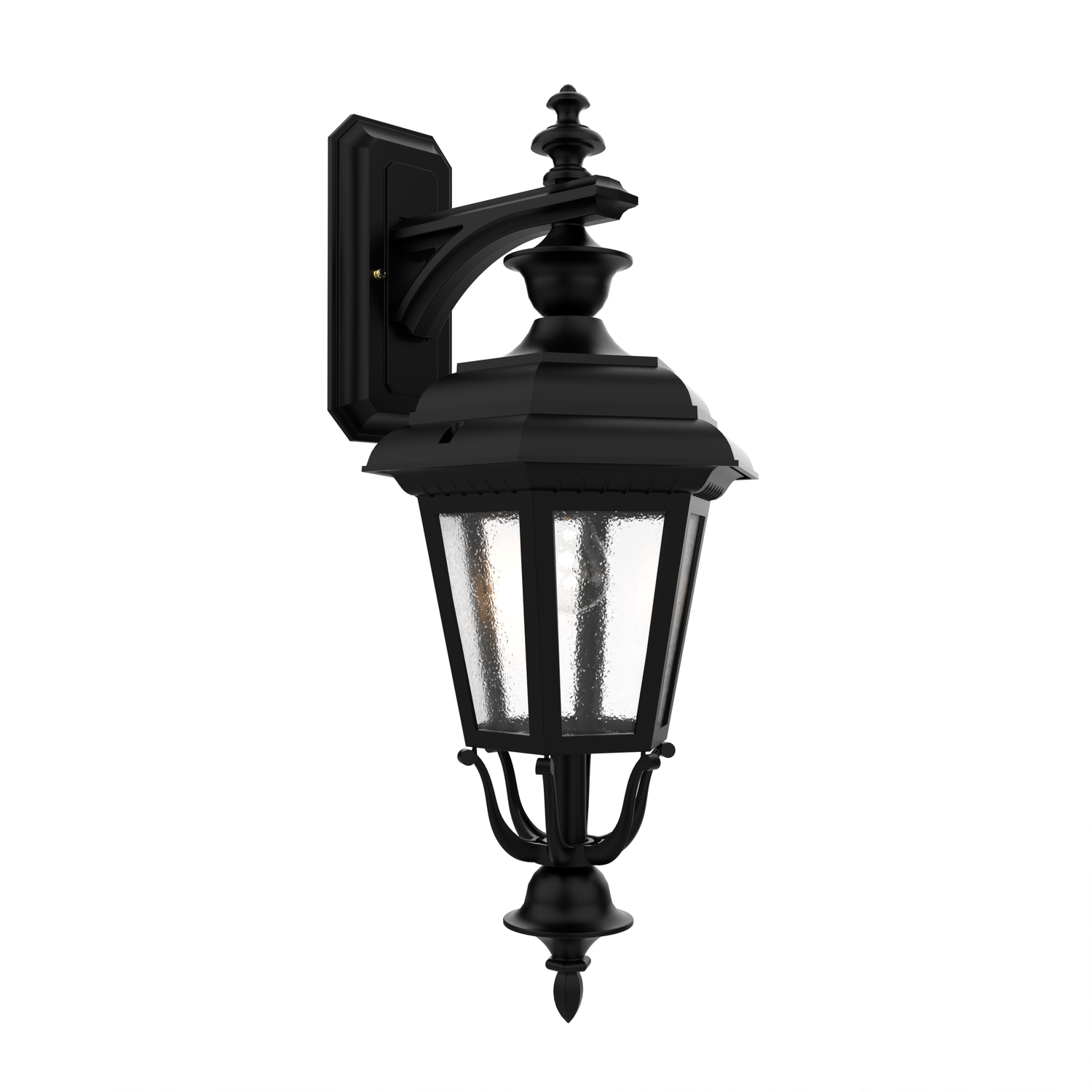 Jamestown - Luminaire mural extérieur montage vers le bas fond fermé format moyen - 21418