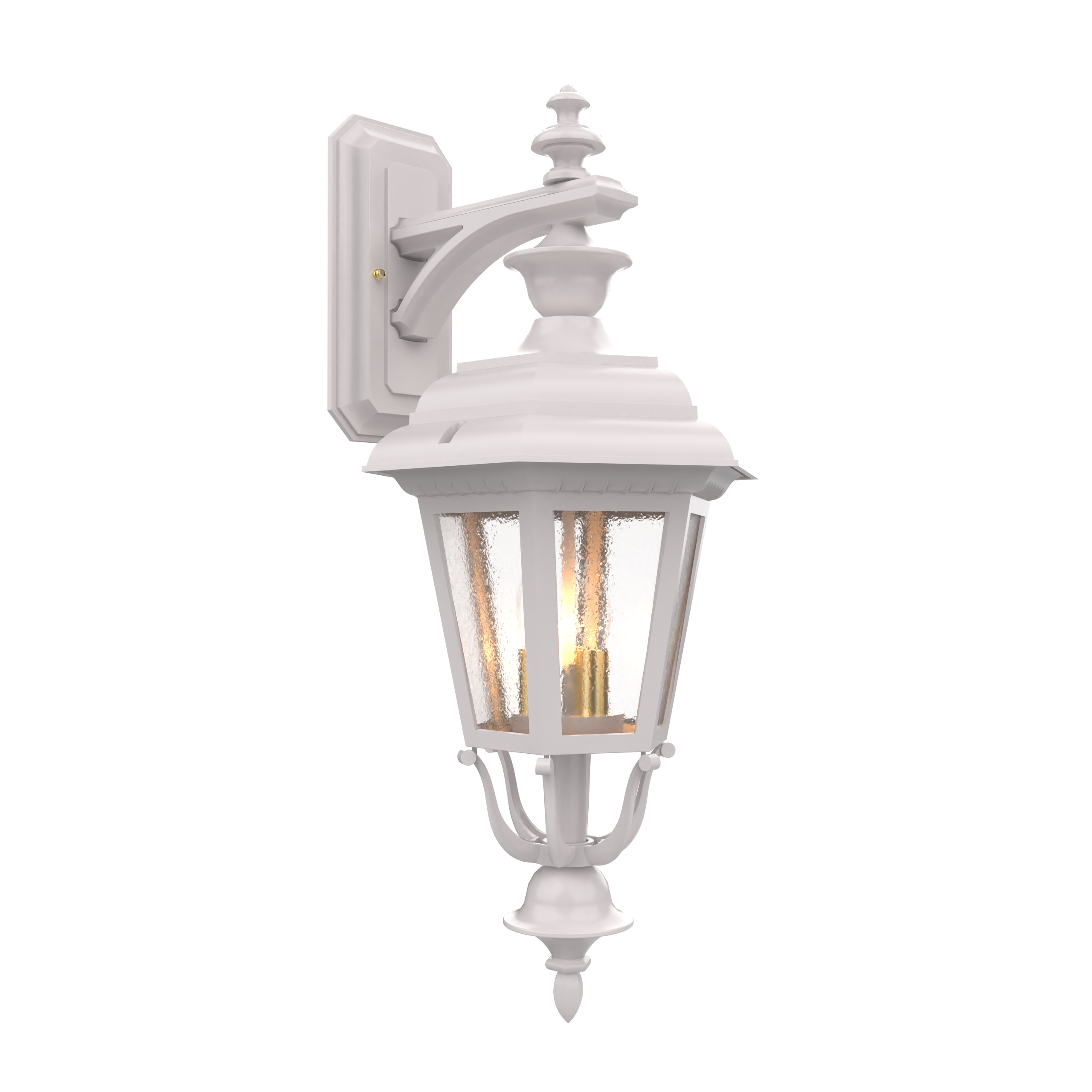 Jamestown - Luminaire mural extérieur montage vers le bas fond fermé format moyen - 21418