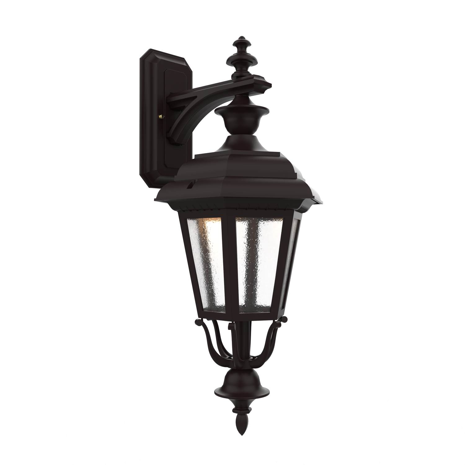 Jamestown - Luminaire mural extérieur montage vers le bas fond fermé format moyen - 21418