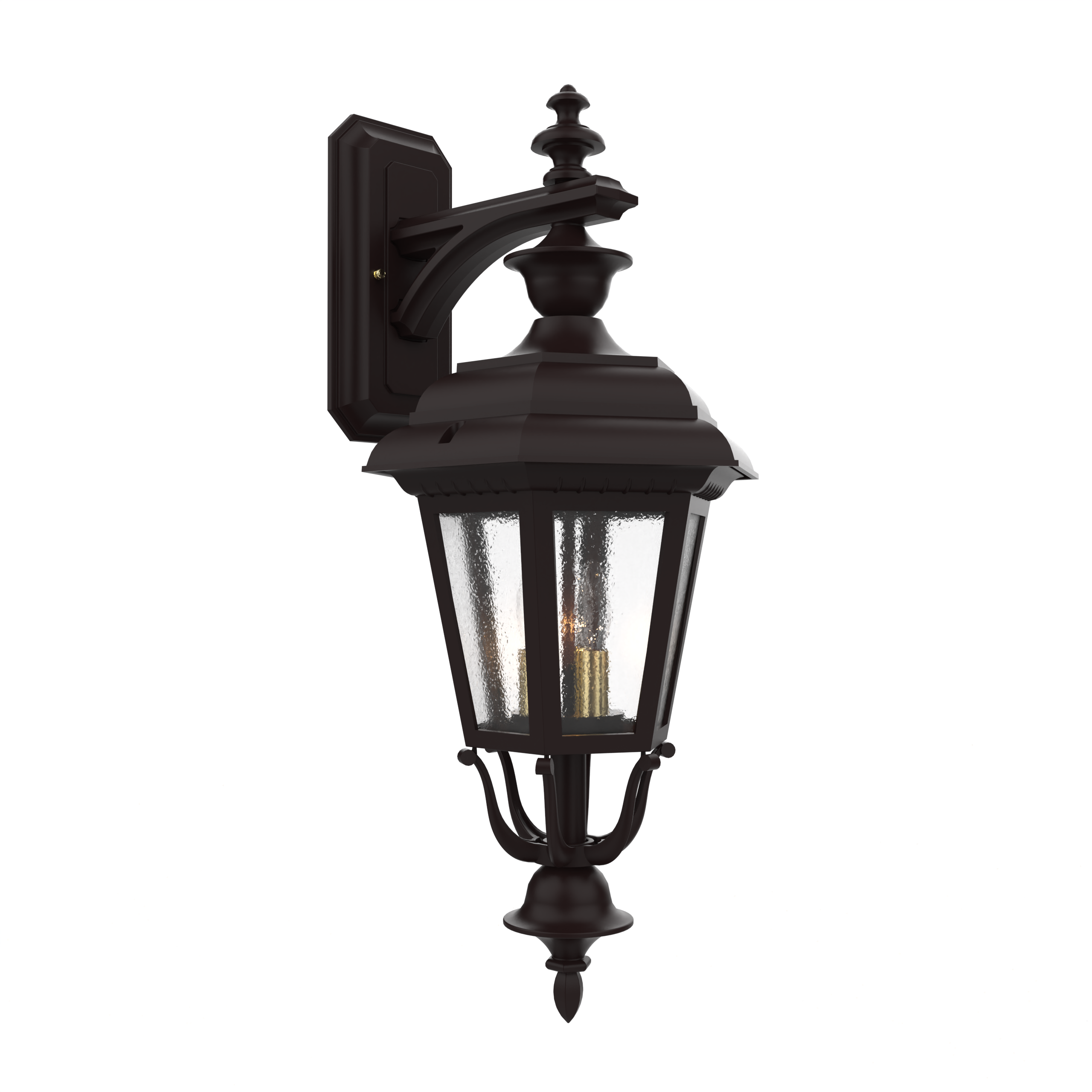 Jamestown - Luminaire mural extérieur montage vers le bas fond fermé format moyen - 21418