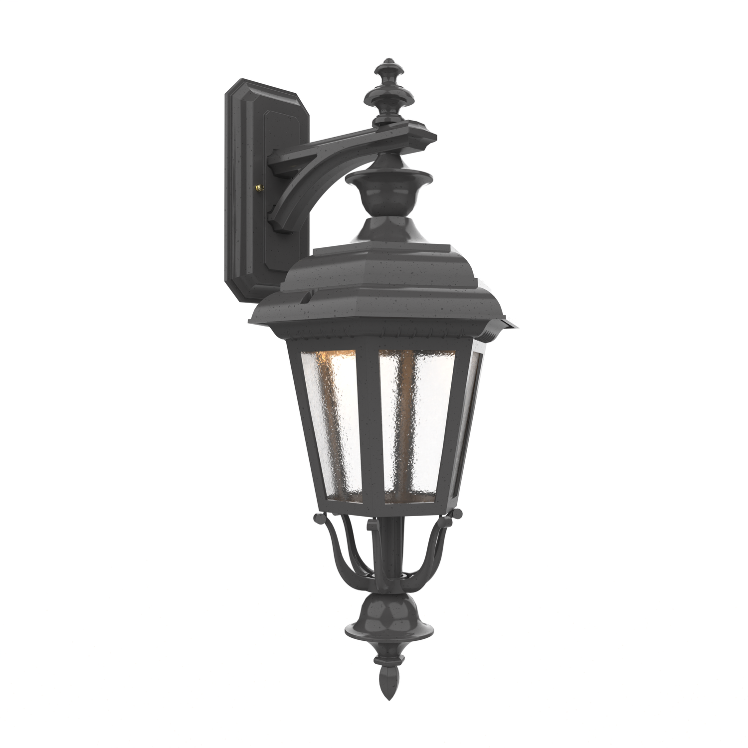 Jamestown - Luminaire mural extérieur montage vers le bas fond fermé format moyen - 21418