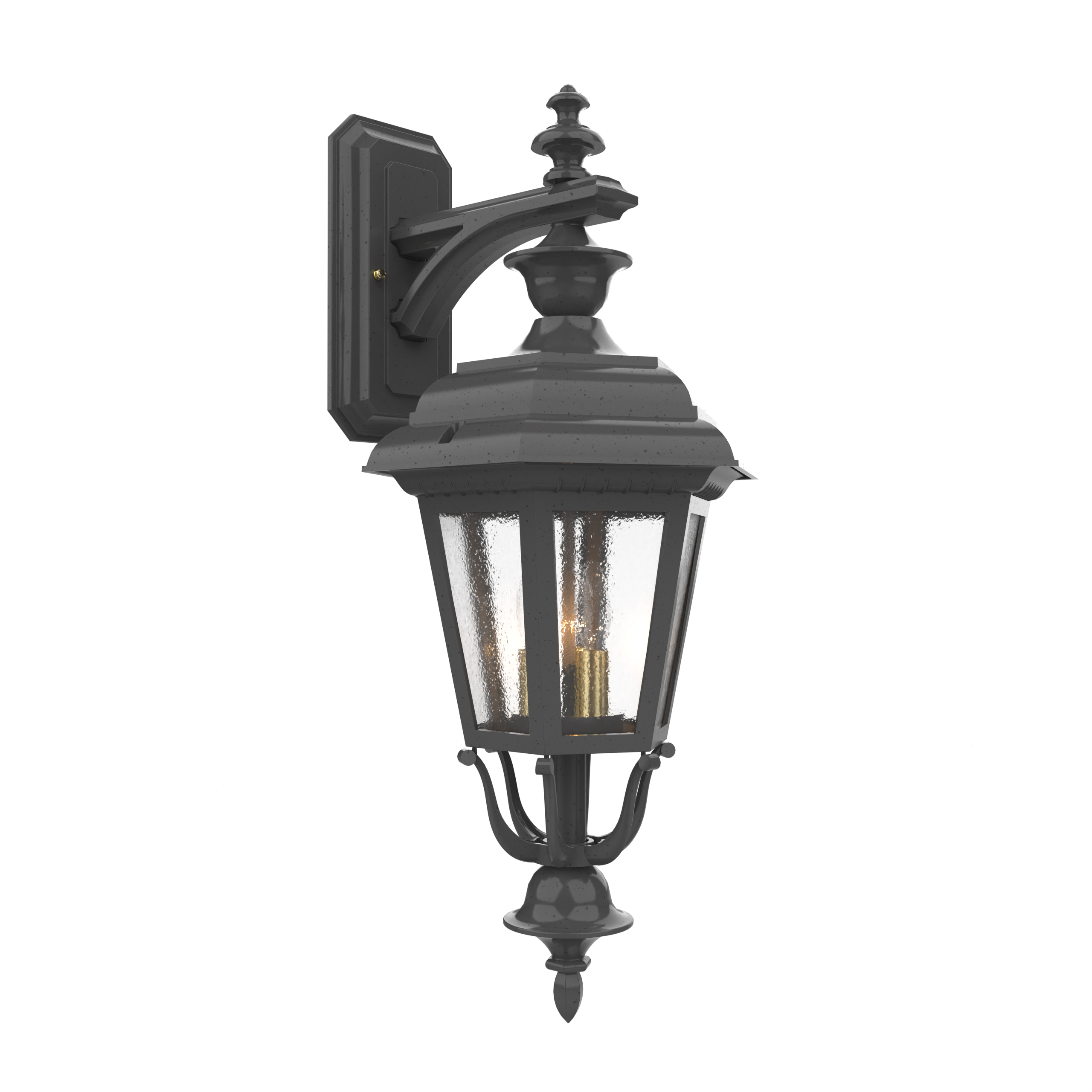 Jamestown - Luminaire mural extérieur montage vers le bas fond fermé format moyen - 21418