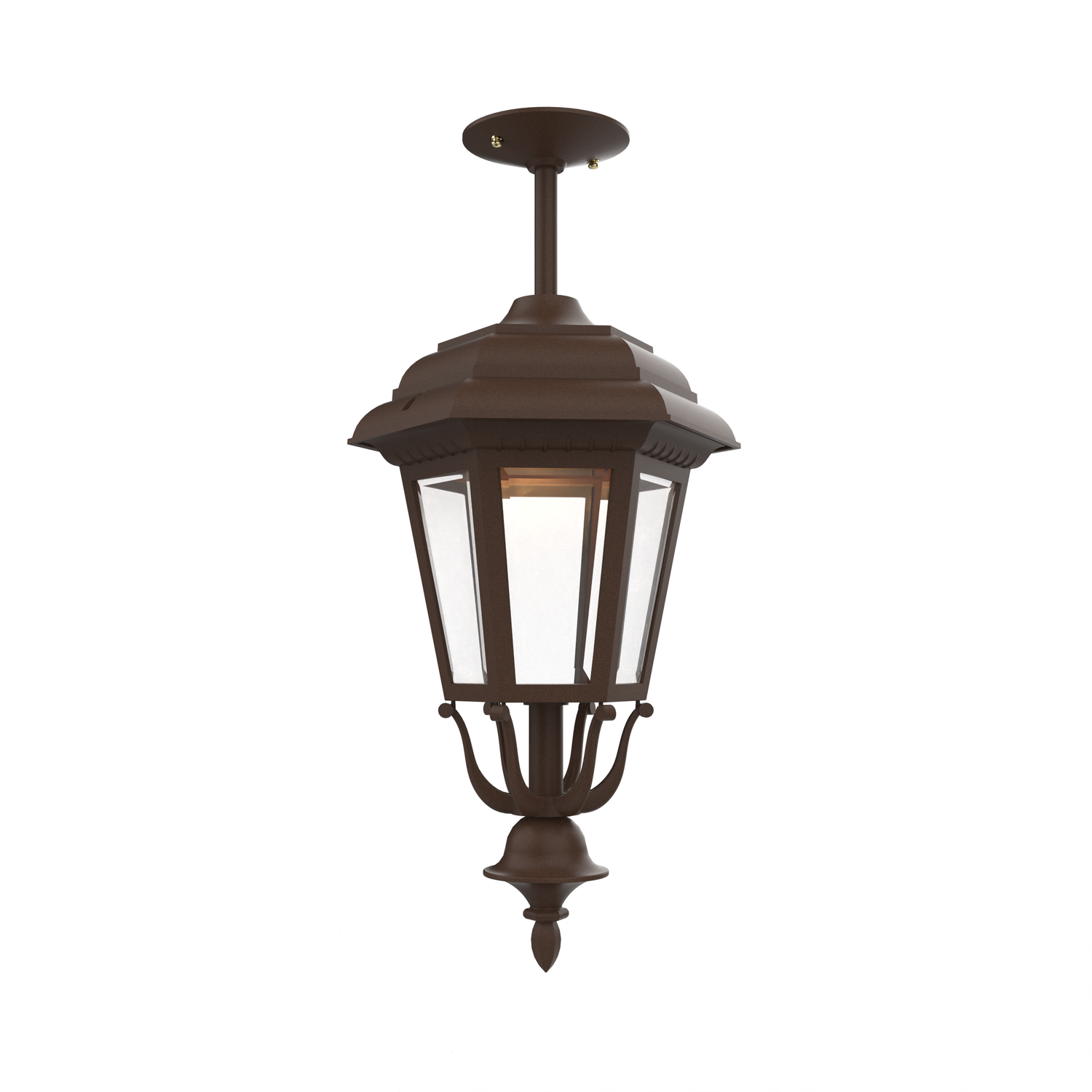 Jamestown - Montage au plafond sur tige fond fermé format moyen - 21457