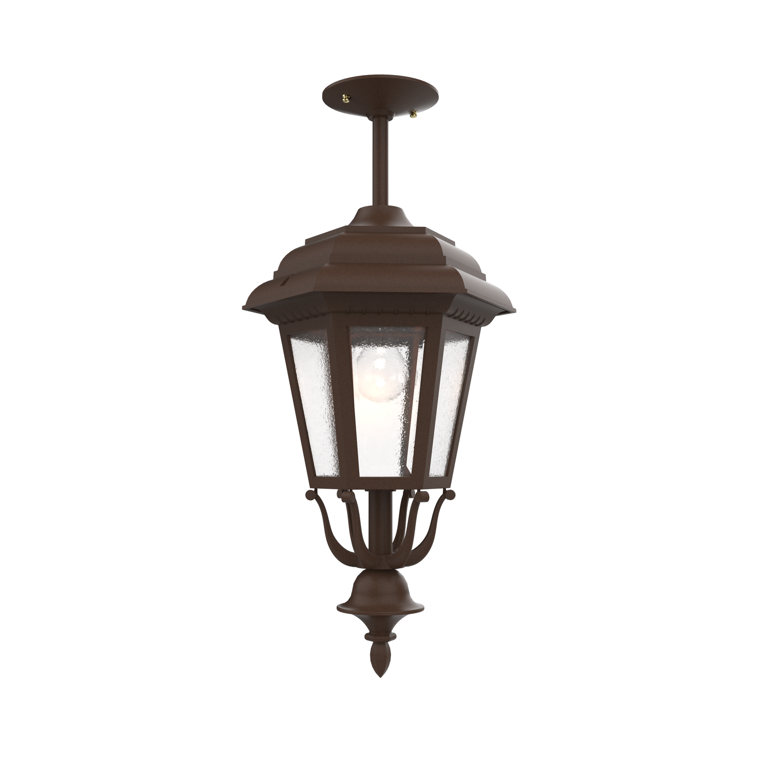 Jamestown - Montage au plafond sur tige fond fermé format moyen - 21457