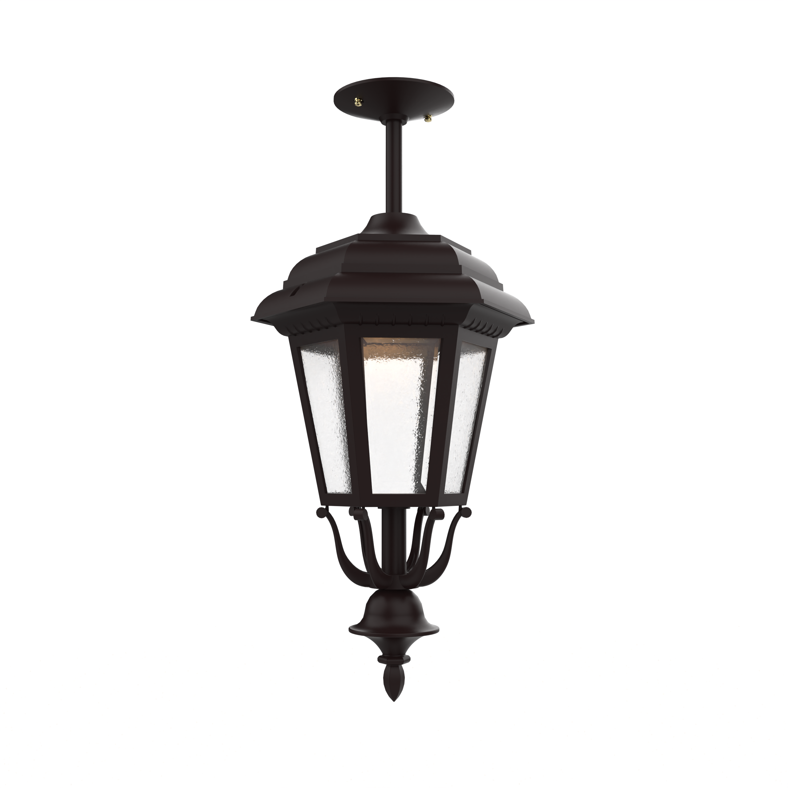 Jamestown - Montage au plafond sur tige fond fermé format moyen - 21457