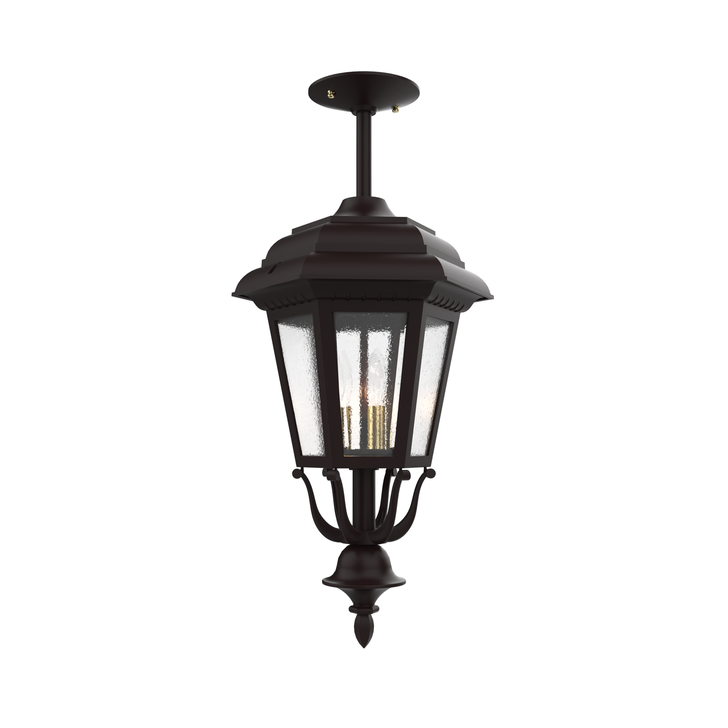 Jamestown - Montage au plafond sur tige fond fermé format moyen - 21457