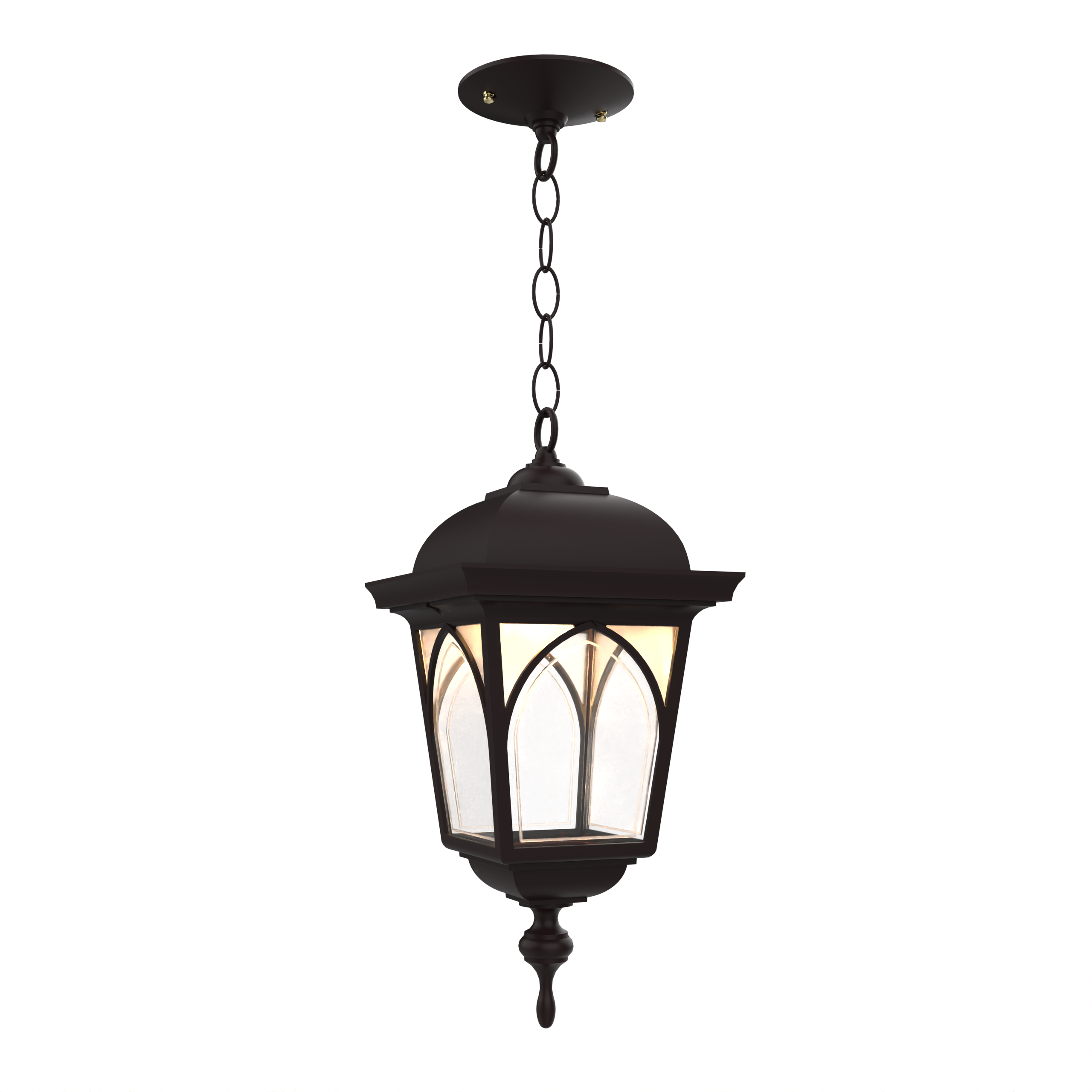 Habitat - Montage au plafond avec chaine fond fermé format moyen - 21555