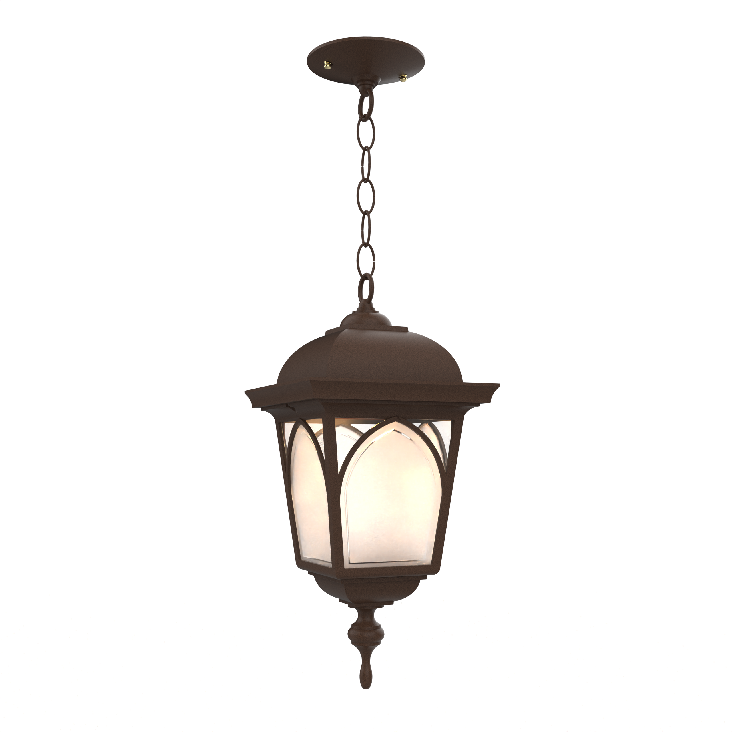 Habitat - Montage au plafond avec chaine fond fermé format moyen - 21555