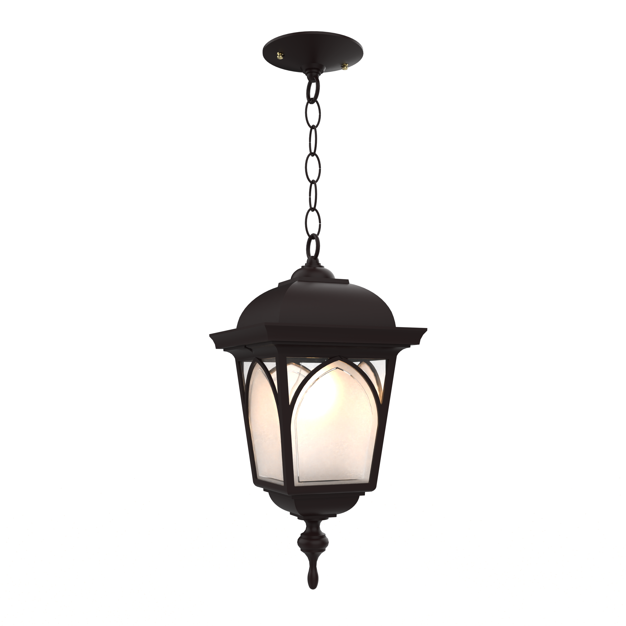 Habitat - Montage au plafond avec chaine fond fermé format moyen - 21555