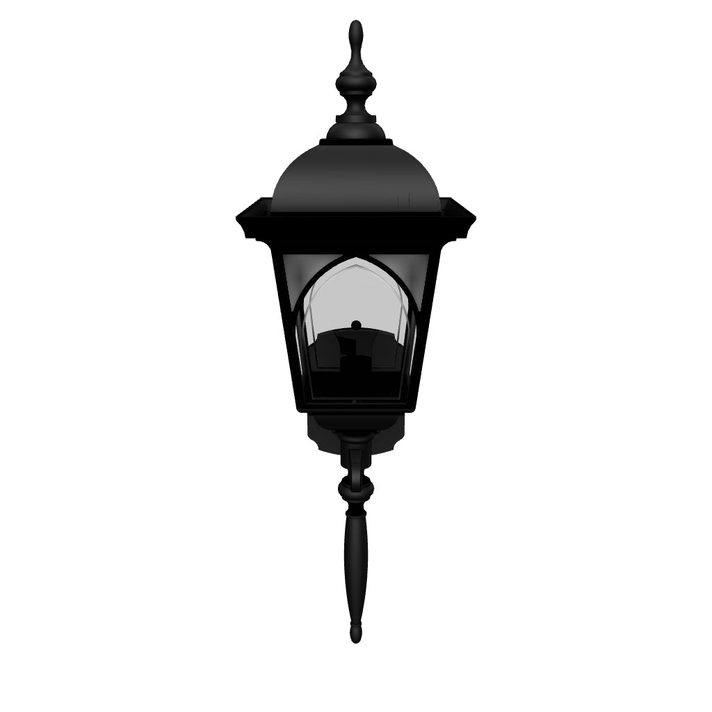 Habitat - Luminaire mural extérieur montage vers le haut avec tige format moyen - 21560