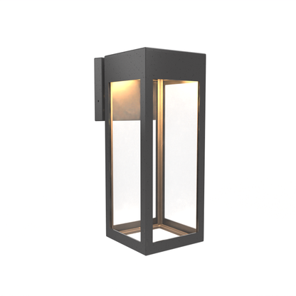 Stockholm • Luminaire mural extérieur montage vers le bas fond ouvert format moyen [21621]