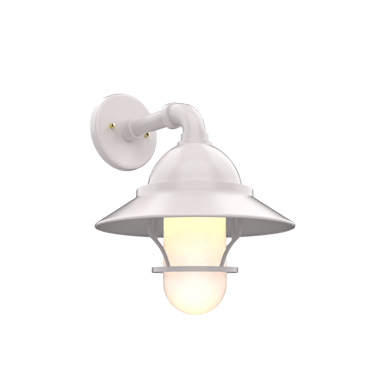 San Francisco - Luminaire mural extérieur montage vers le bas avec globe et grille format moyen - 22221