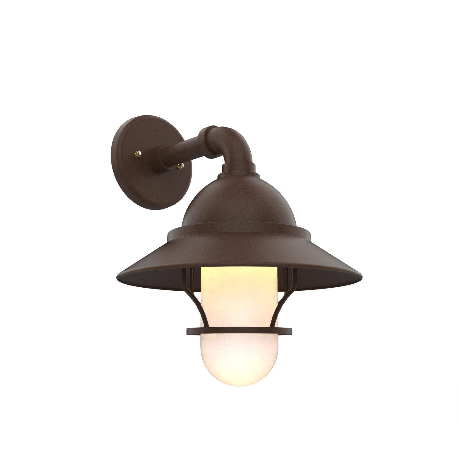 San Francisco - Luminaire mural extérieur montage vers le bas avec globe et grille format moyen - 22221