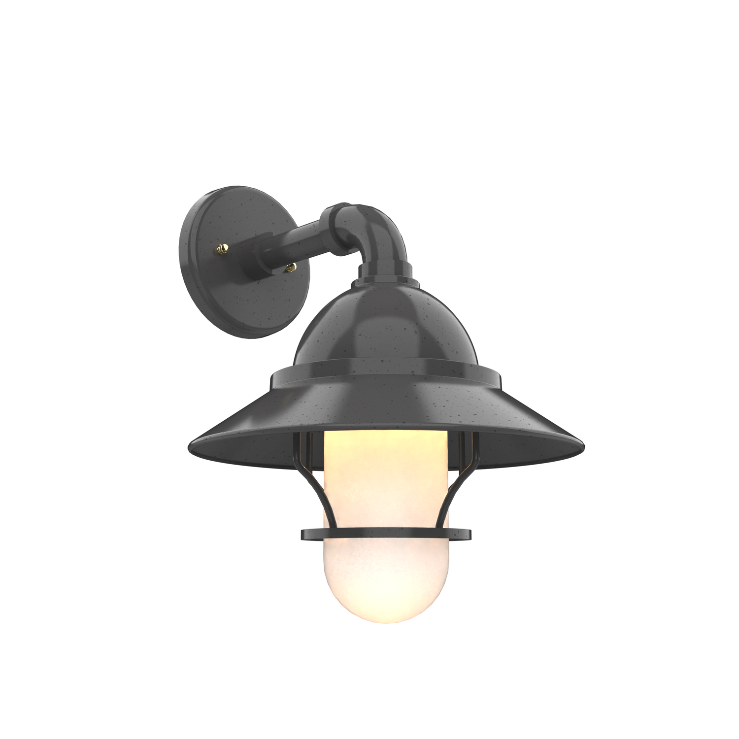 San Francisco - Luminaire mural extérieur montage vers le bas avec globe et grille format moyen - 22221