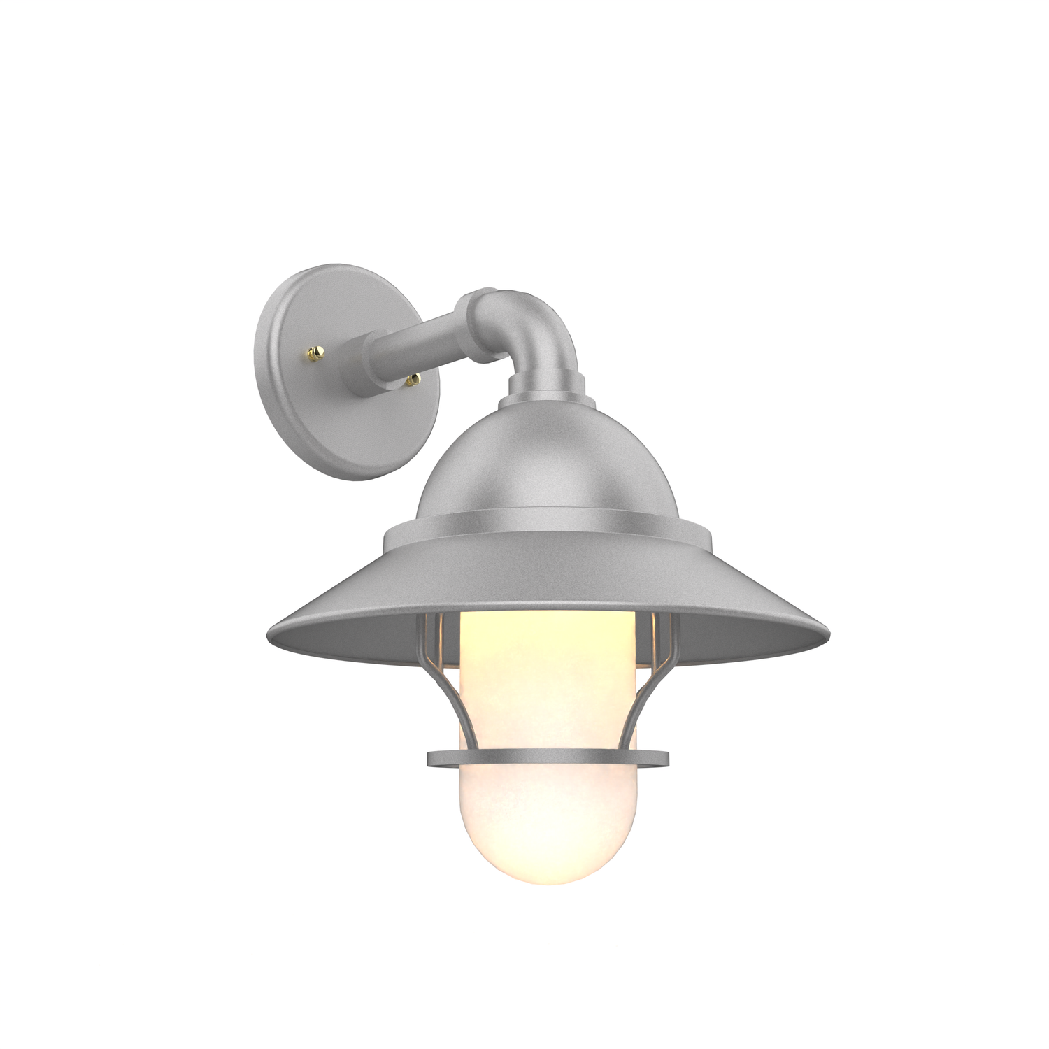 San Francisco - Luminaire mural extérieur montage vers le bas avec globe et grille format moyen - 22221