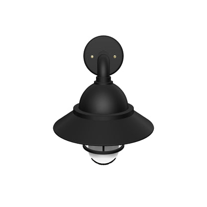 San Francisco - Luminaire mural extérieur montage vers le bas avec globe et grille format moyen - 22221