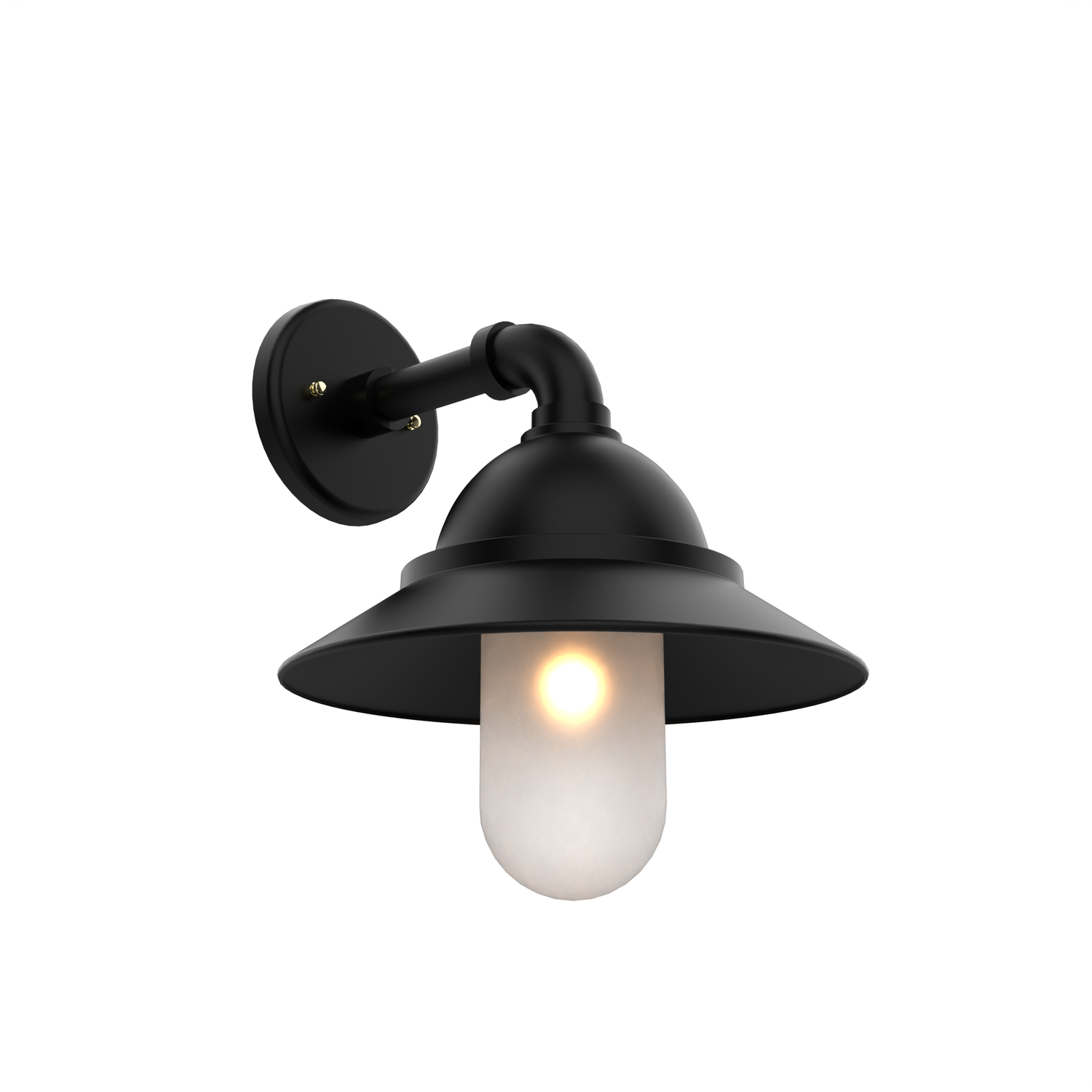 San Francisco - Luminaire mural extérieur montage vers le bas avec globe format moyen - 22321