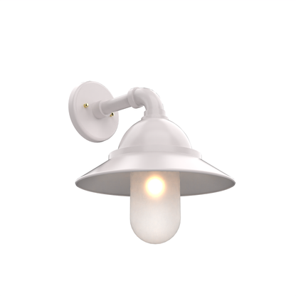 San Francisco - Luminaire mural extérieur montage vers le bas avec globe format moyen - 22321