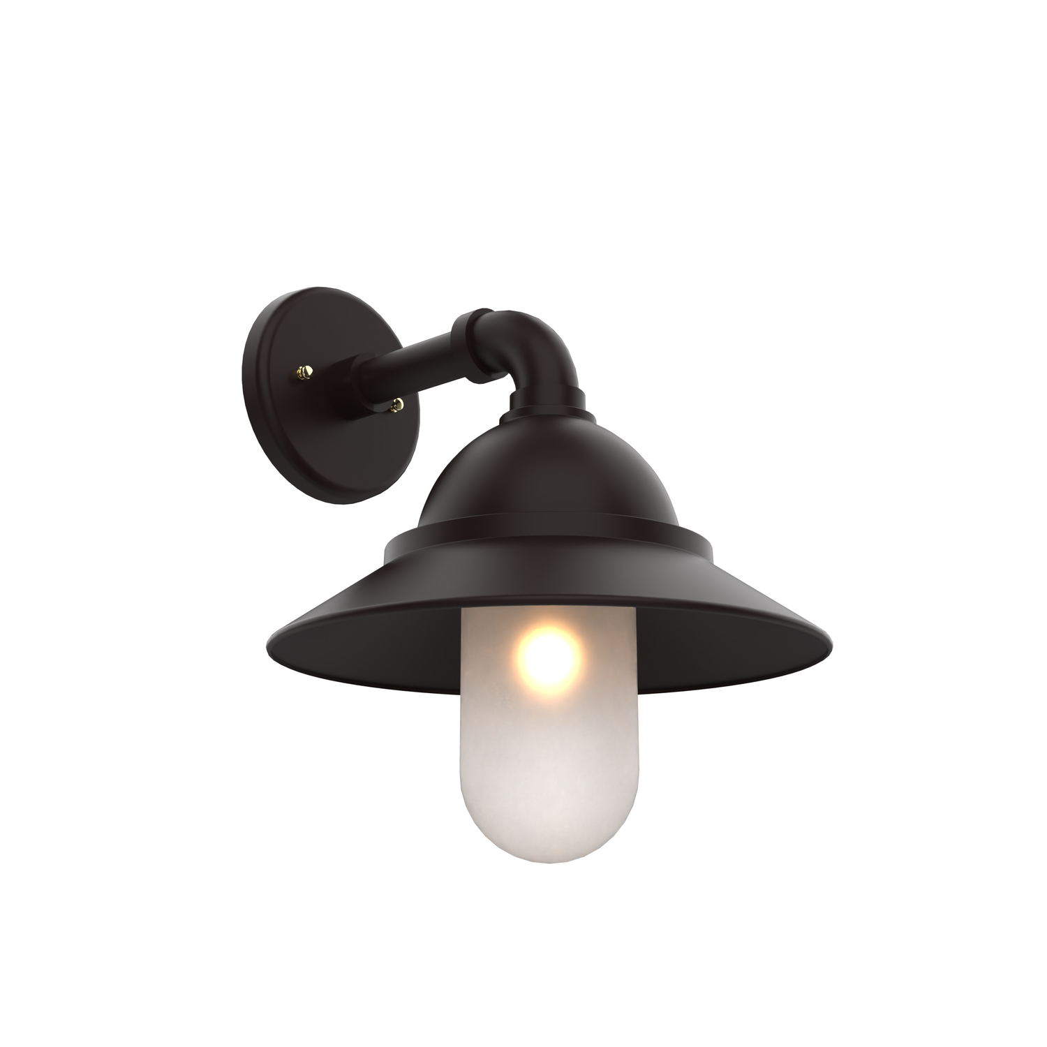 San Francisco - Luminaire mural extérieur montage vers le bas avec globe format moyen - 22321