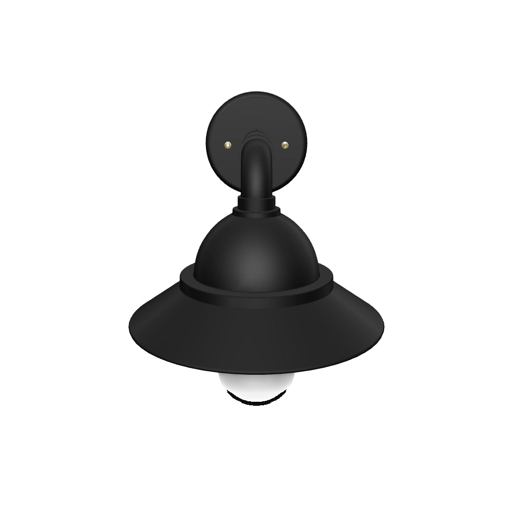 San Francisco - Luminaire mural extérieur montage vers le bas avec globe format moyen - 22321