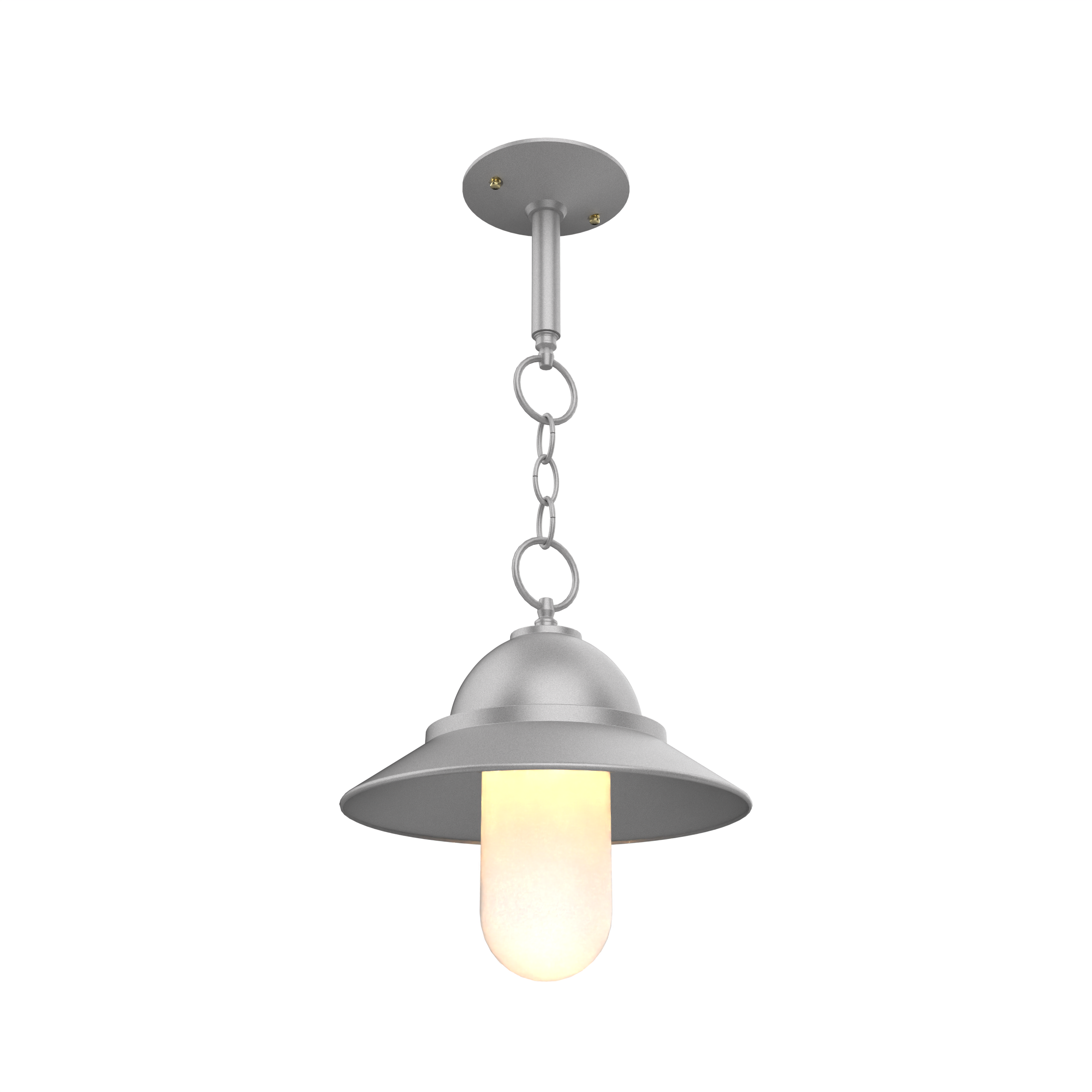 San Francisco - Montage au plafond sur chaine avec globe format moyen - 22350