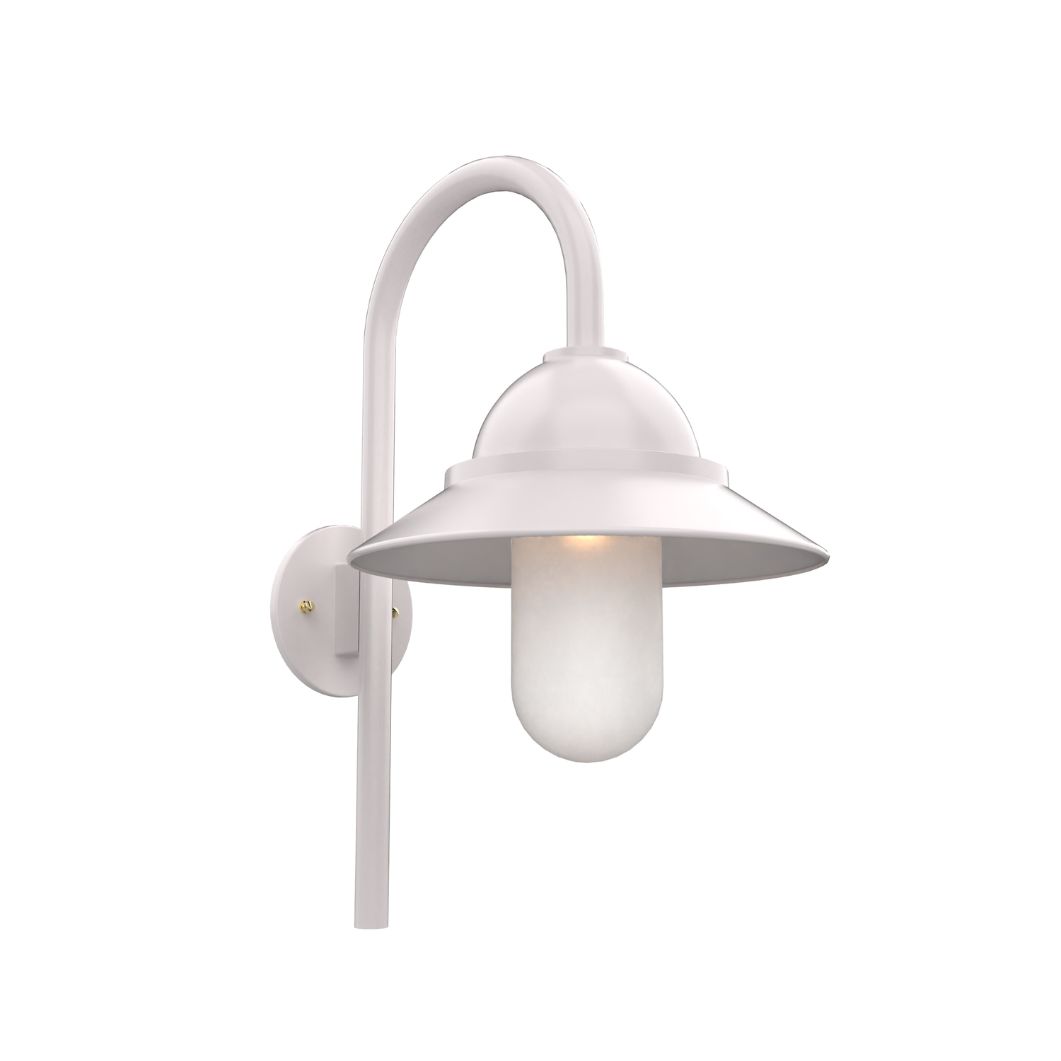 San Francisco - Luminaire mural extérieur montage vers le bas sur canne avec globe format moyen - 22399