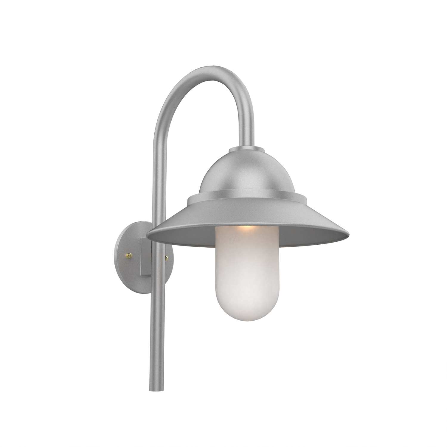 San Francisco - Luminaire mural extérieur montage vers le bas sur canne avec globe format moyen - 22399