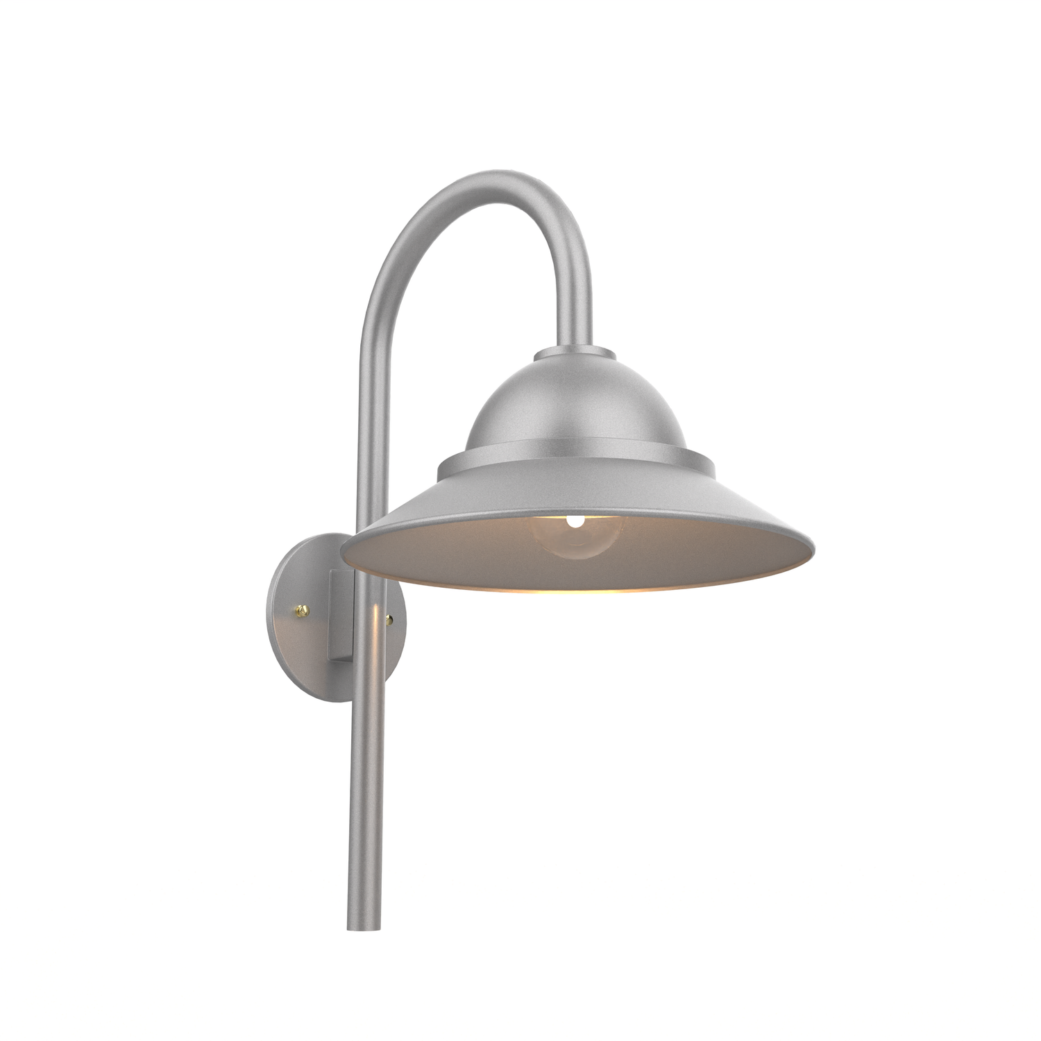 San Francisco - Luminaire mural extérieur montage vers le bas sur canne fond ouvert format moyen - 22499