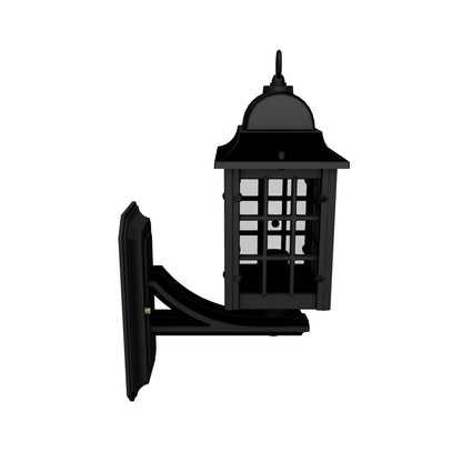 Concorde - Luminaire mural extérieur montage bras décoratif vers le haut format moyen - 22512