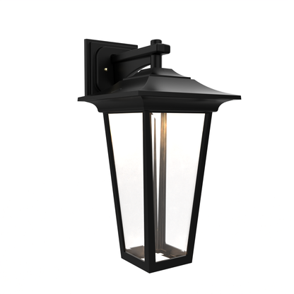 Orleans - Luminaire mural extérieur montage vers le bas fond ouvert format moyen - 22867