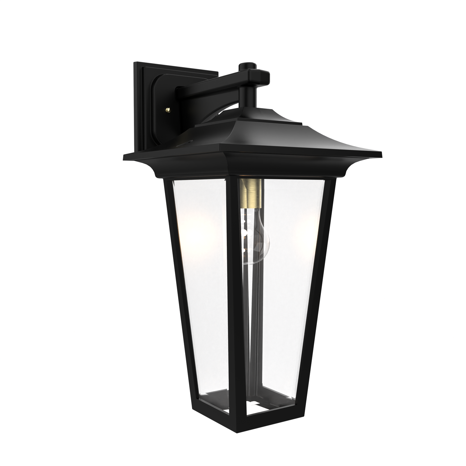 Orleans - Luminaire mural extérieur montage vers le bas fond ouvert format moyen - 22867