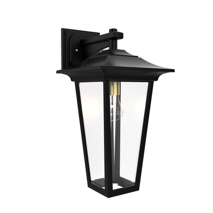 Orleans - Luminaire mural extérieur montage vers le bas fond ouvert format moyen - 22867