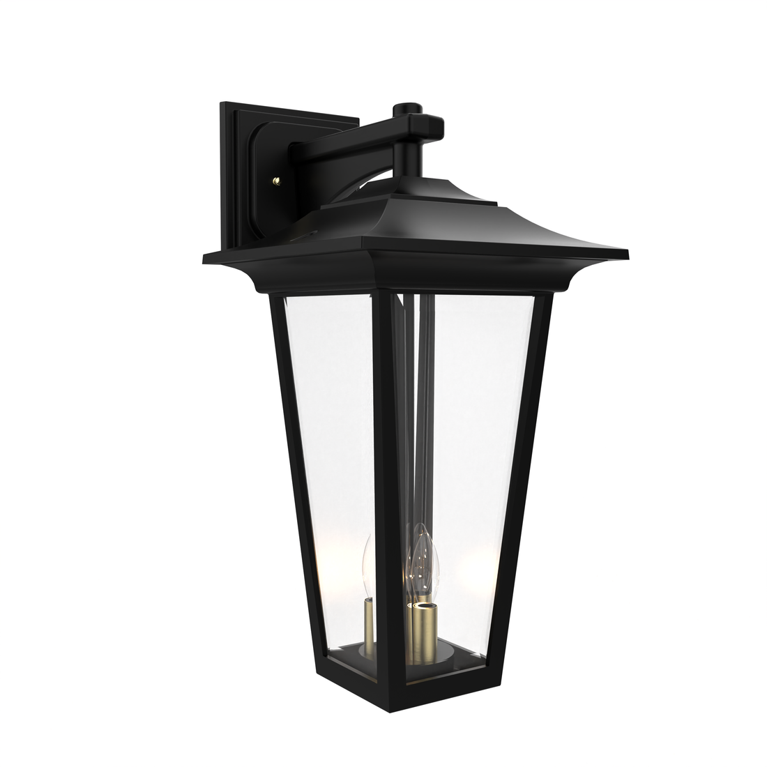 Orleans - Luminaire mural extérieur montage vers le bas fond ouvert format moyen - 22867