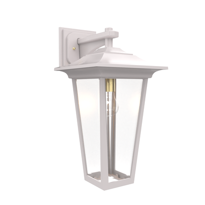 Orleans - Luminaire mural extérieur montage vers le bas fond ouvert format moyen - 22867