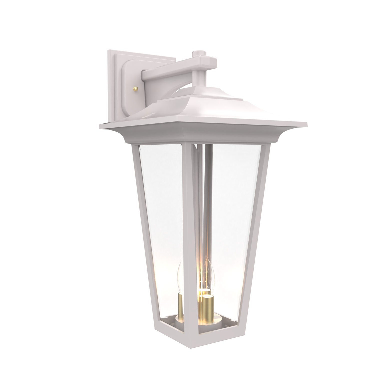 Orleans - Luminaire mural extérieur montage vers le bas fond ouvert format moyen - 22867