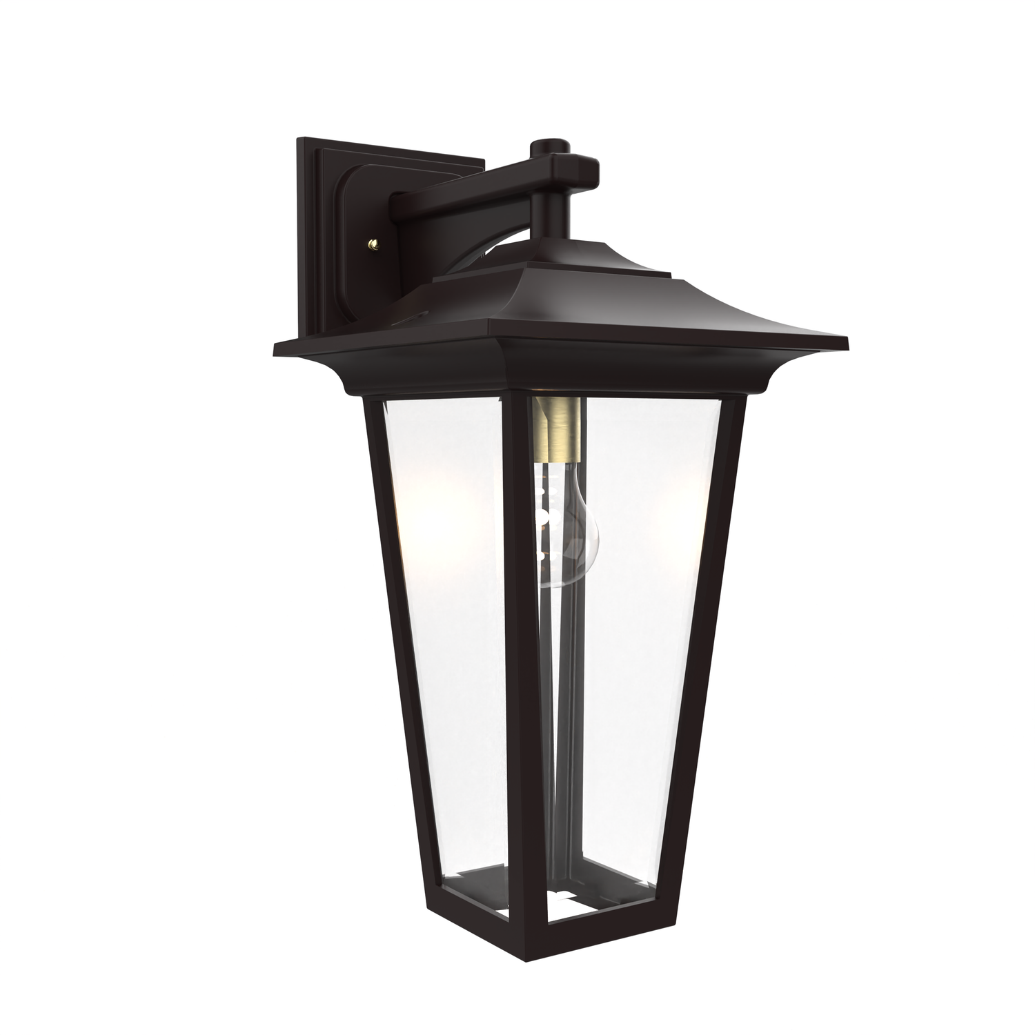 Orleans - Luminaire mural extérieur montage vers le bas fond ouvert format moyen - 22867