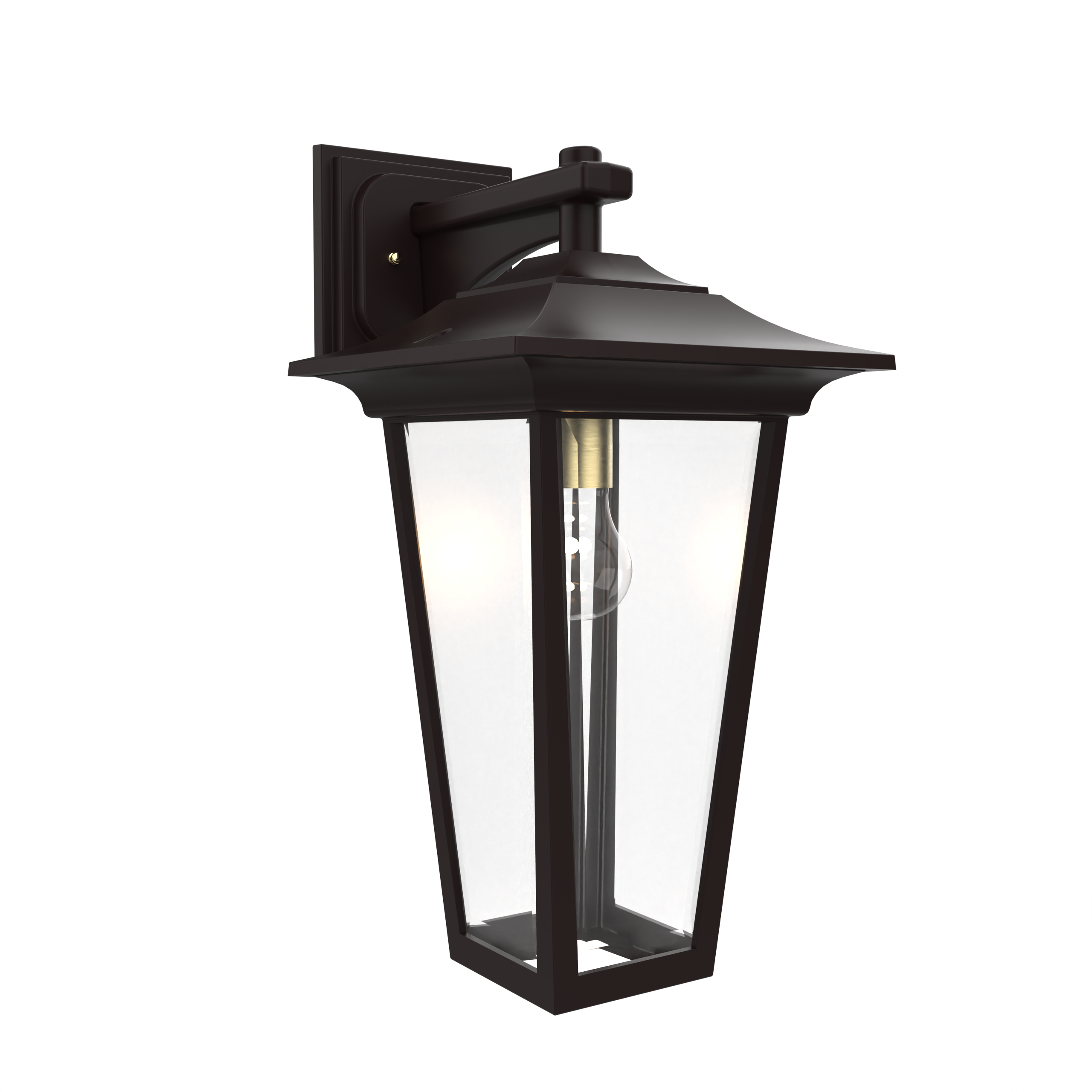 Orleans - Luminaire mural extérieur montage vers le bas fond ouvert format moyen - 22867