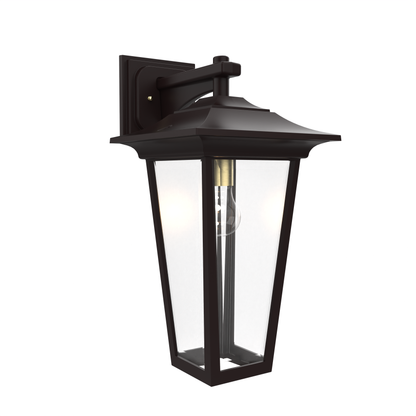 Orleans - Luminaire mural extérieur montage vers le bas fond ouvert format moyen - 22867